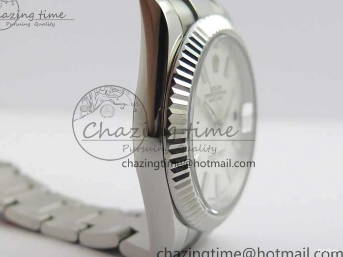 MiroTime 1229 DateJust 126334 SS Noob 1:1 904L Best Edition Silver Dial Stick Markers on Oyster Bracelet A HighQuality 3168